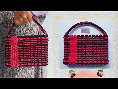 Detail Pola Dan Motif Tas Rajut Nomer 40