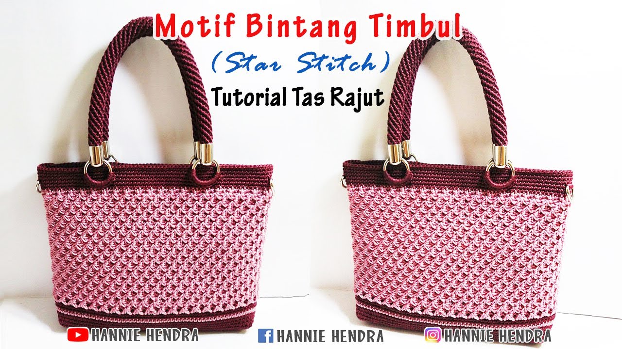 Detail Pola Dan Motif Tas Rajut Nomer 43