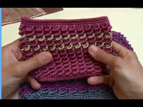 Detail Pola Dan Motif Tas Rajut Nomer 44