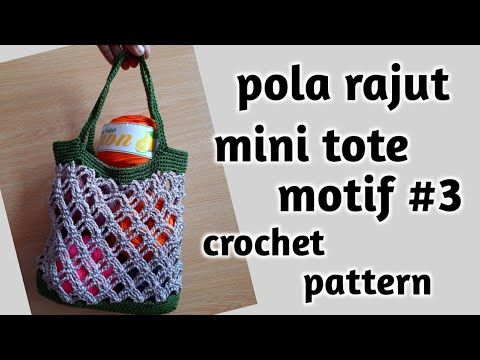 Detail Pola Dan Motif Tas Rajut Nomer 45
