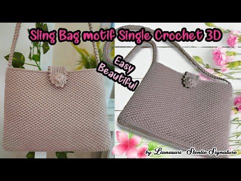 Detail Pola Dan Motif Tas Rajut Nomer 46