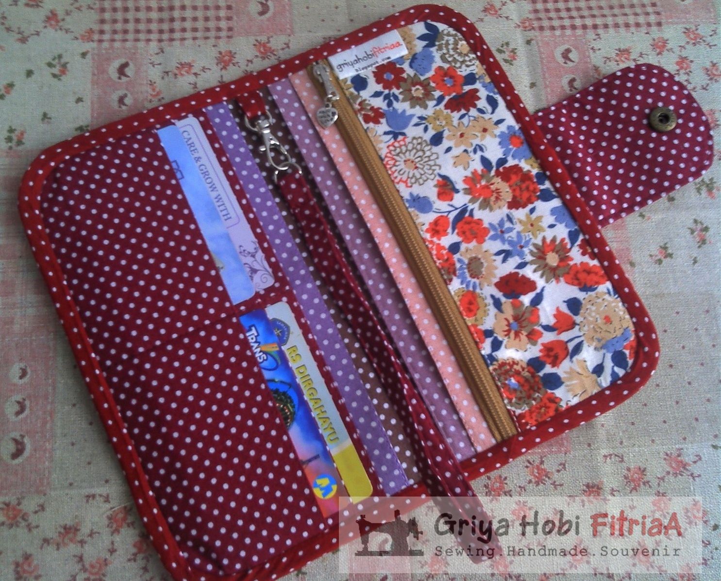 Detail Pola Dompet Kain Nomer 54