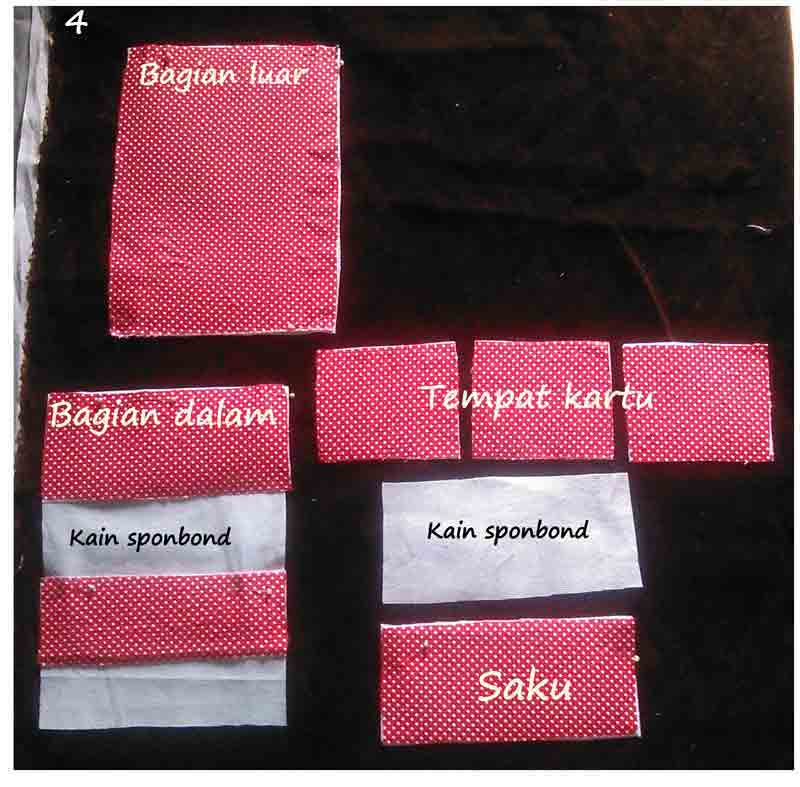 Detail Pola Dompet Kain Perca Nomer 16