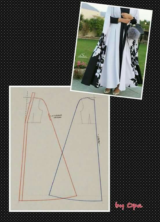 Detail Pola Dress Panjang Nomer 21