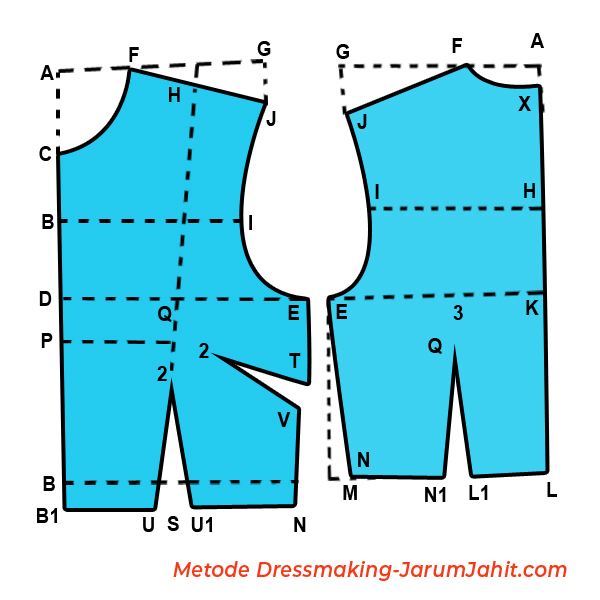 Detail Pola Gambar Baju Nomer 34