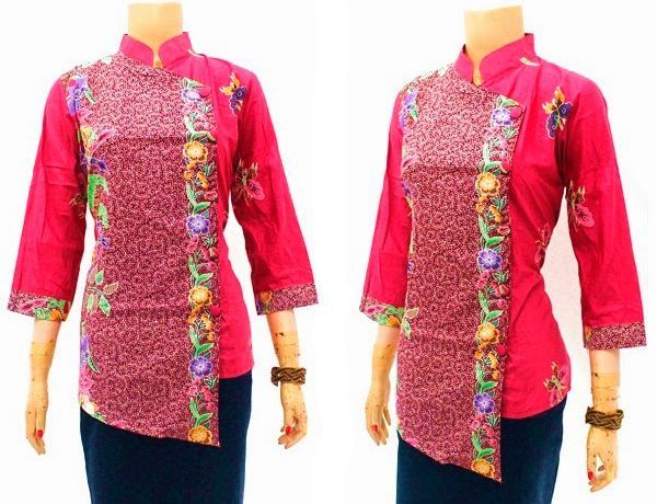 Detail Pola Gambar Baju Batik Wanita Nomer 25