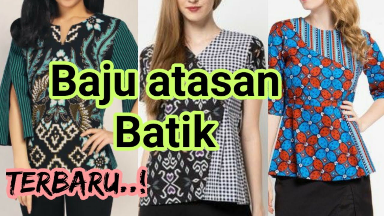 Detail Pola Gambar Baju Batik Wanita Nomer 40