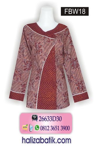 Detail Pola Gambar Baju Batik Wanita Nomer 46