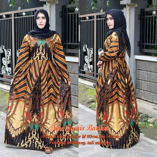 Detail Pola Gambar Baju Batik Wanita Nomer 47