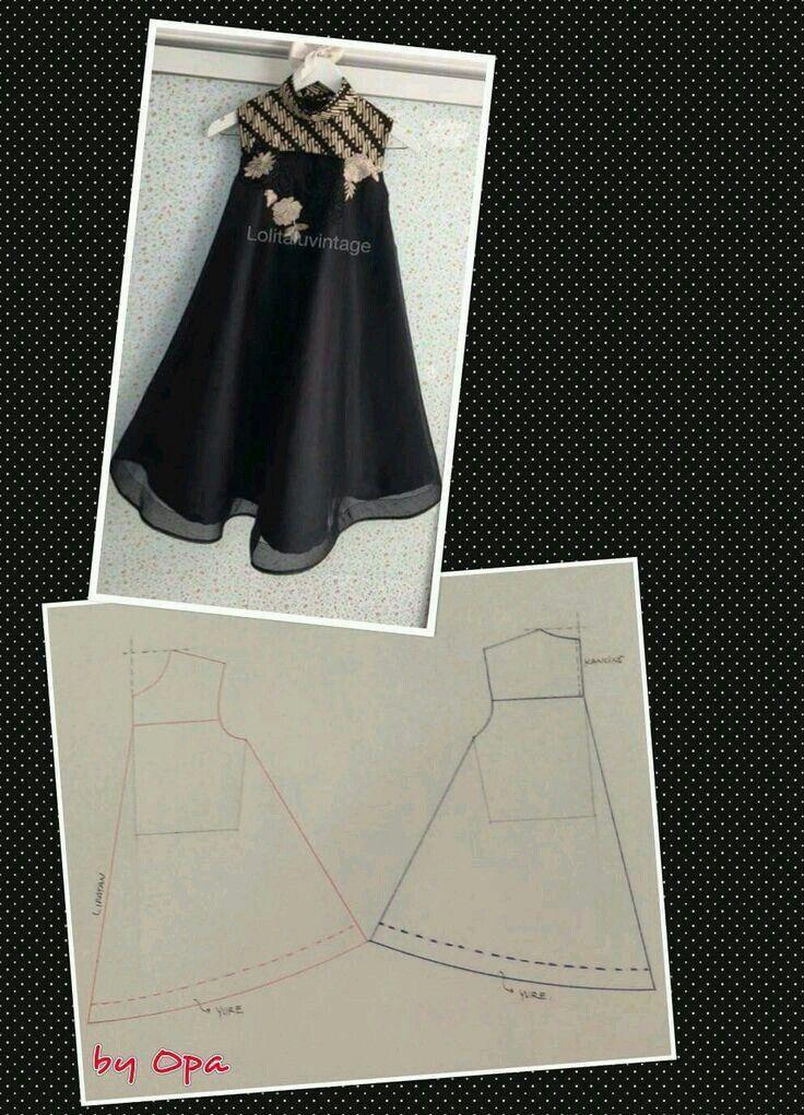 Detail Pola Gambar Baju Batik Wanita Nomer 50