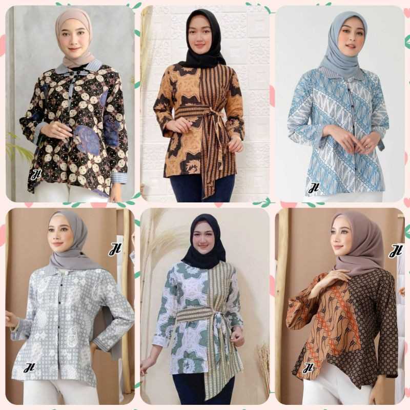 Detail Pola Gambar Baju Batik Wanita Nomer 52