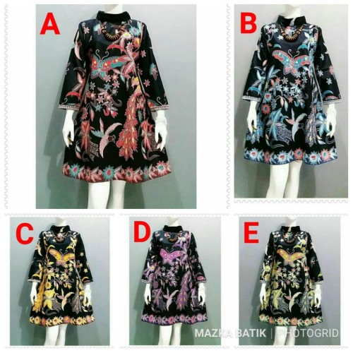 Detail Pola Gambar Baju Batik Wanita Nomer 55