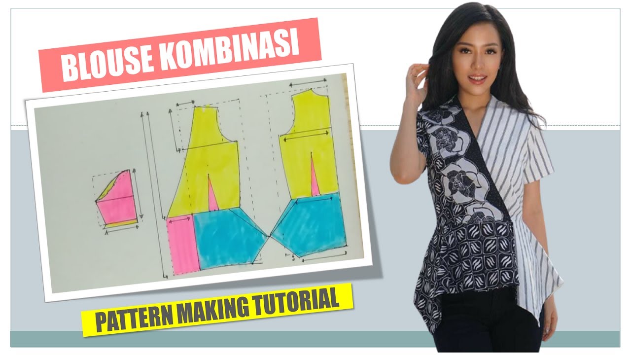 Detail Pola Gambar Baju Batik Wanita Nomer 10