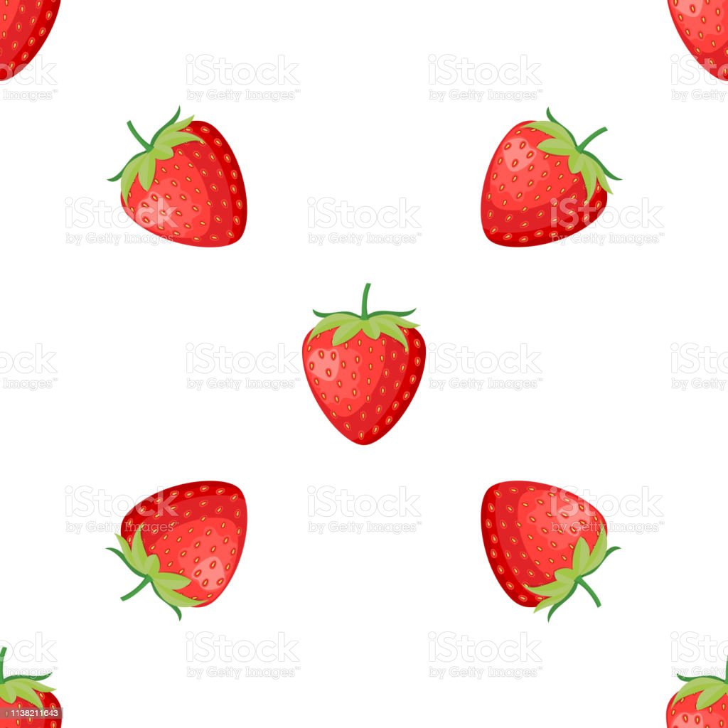 Detail Pola Gambar Buah Strawberry Nomer 39