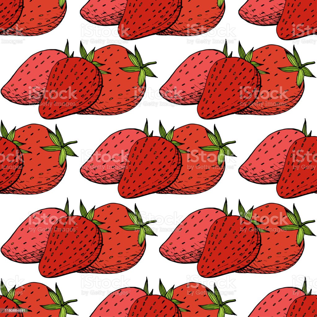 Detail Pola Gambar Buah Strawberry Nomer 53