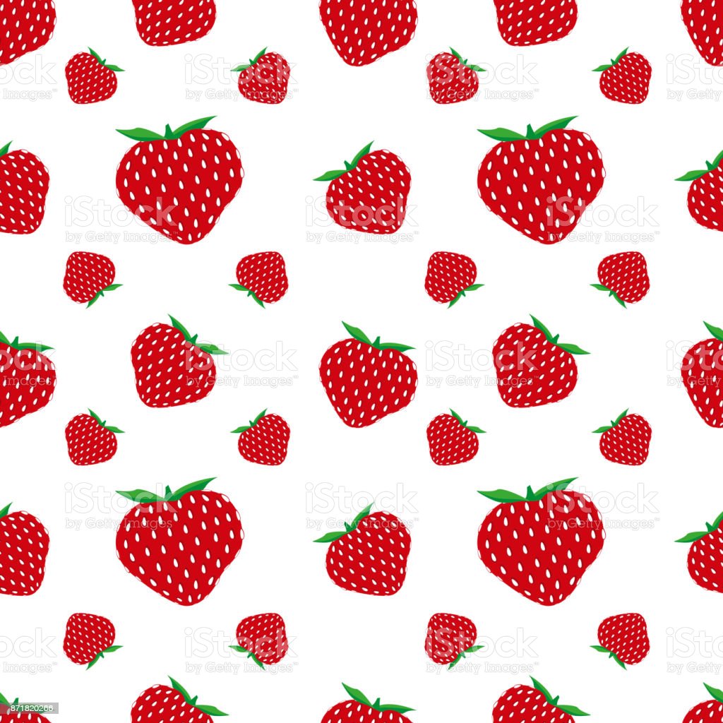 Detail Pola Gambar Buah Strawberry Nomer 8