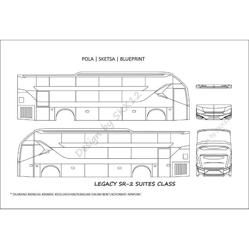 Detail Pola Gambar Bus Nomer 22