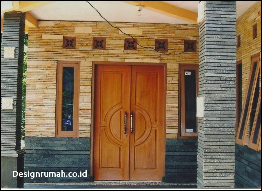 Detail Pola Gambar Depan Rumah Nomer 23