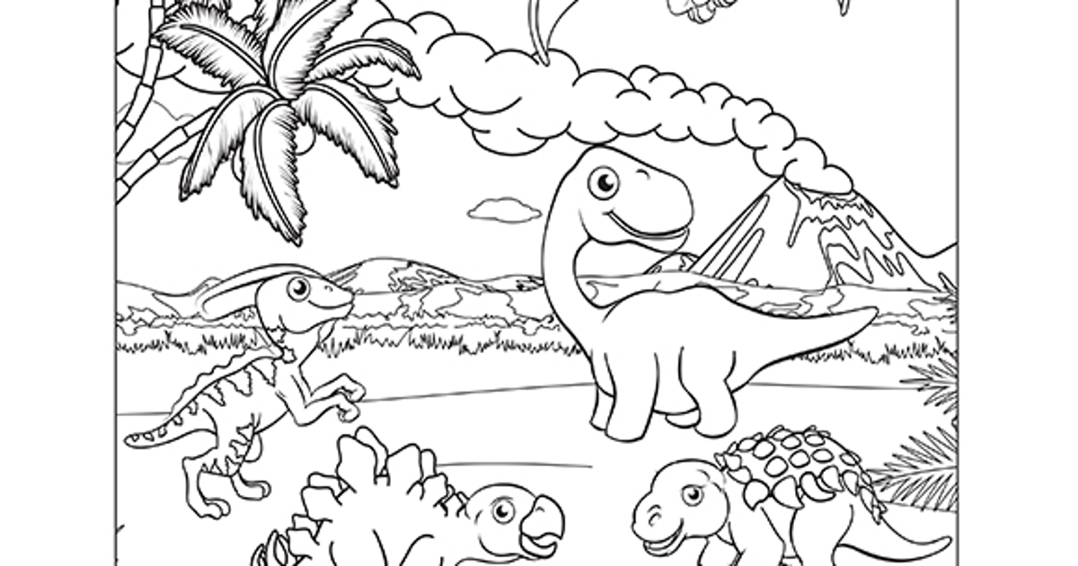 Pola Gambar Dinosaurus - KibrisPDR