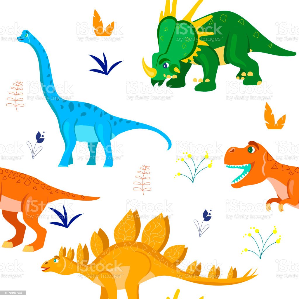 Detail Pola Gambar Dinosaurus Nomer 11