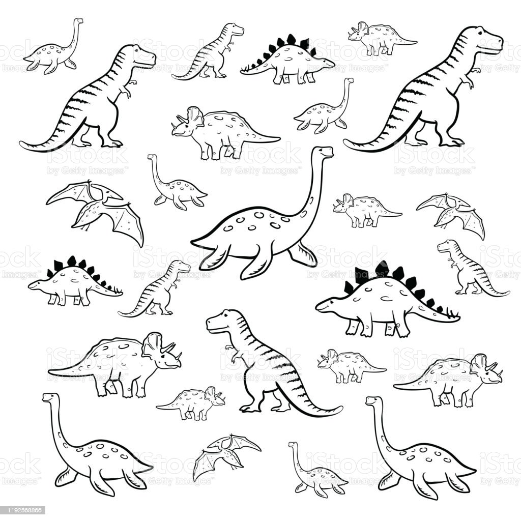 Detail Pola Gambar Dinosaurus Nomer 5