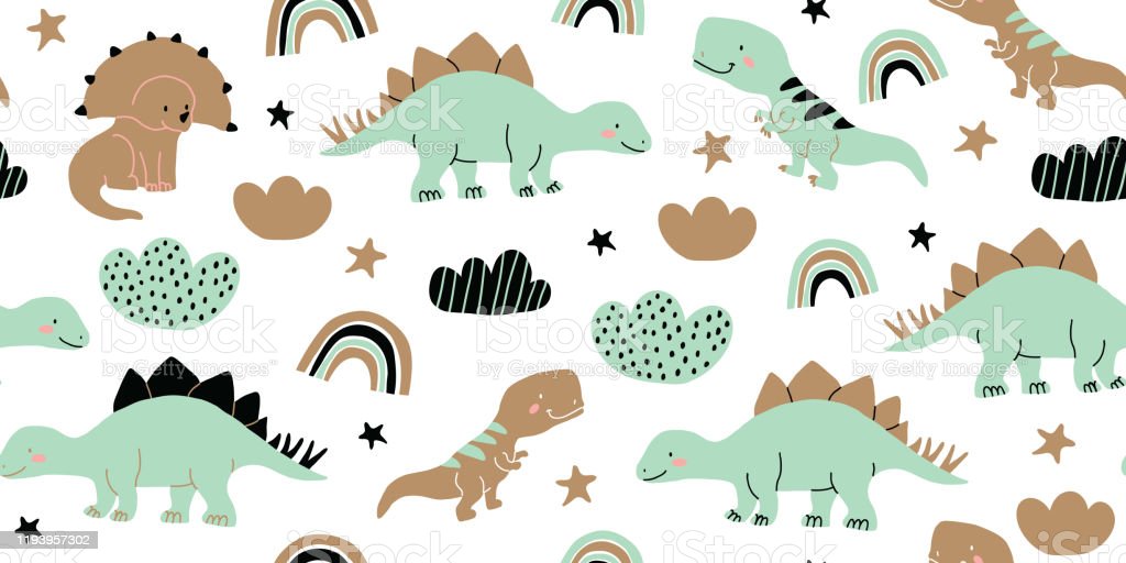 Detail Pola Gambar Dinosaurus Nomer 54