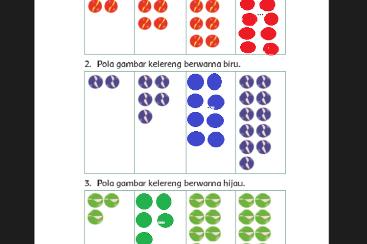 Detail Pola Gambar Kelereng Berwarna Nomer 3