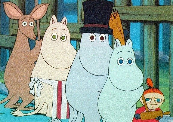 Detail Pola Gambar Moomin Kartun Nomer 3