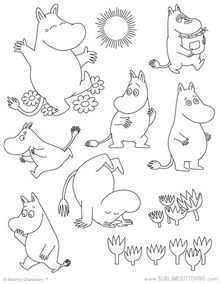 Detail Pola Gambar Moomin Kartun Nomer 44