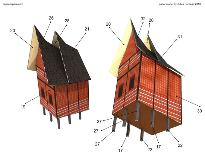 Detail Pola Gambar Rumah Adat Nomer 28