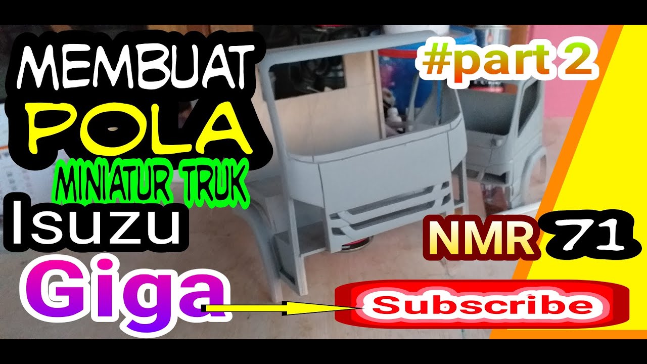 Download Pola Gambar Truk Miniatur Triplek Nomer 38