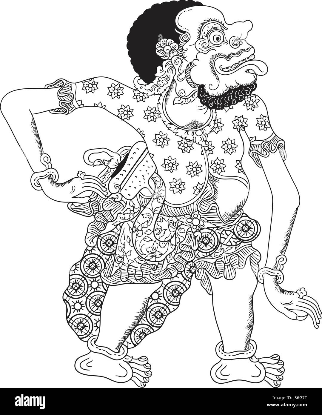 Detail Pola Gambar Wayang Nomer 8