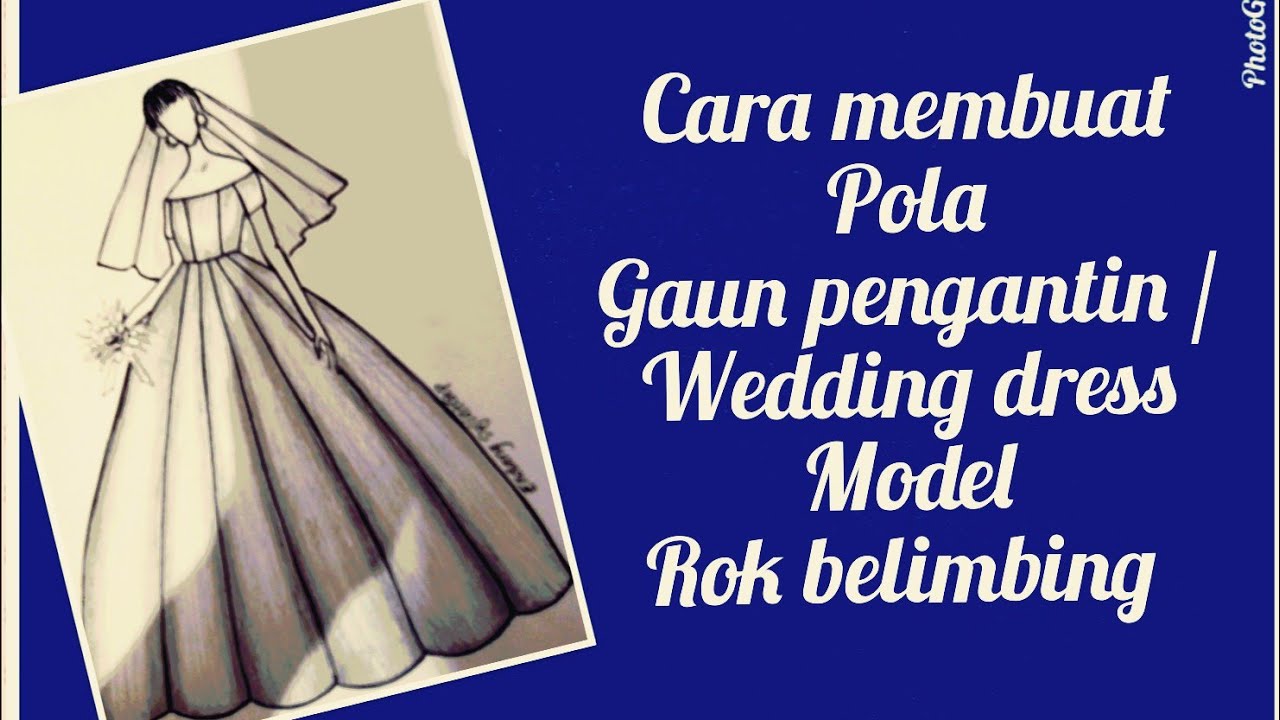 Detail Pola Gaun Pengantin Nomer 25