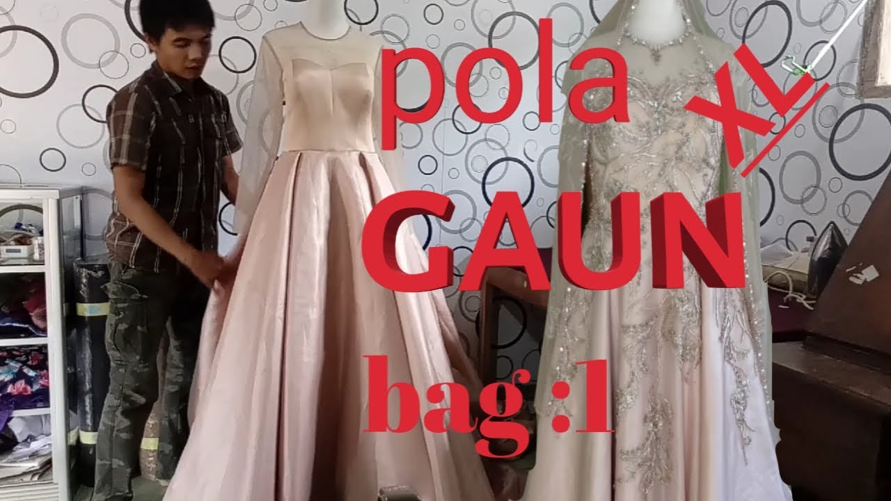 Detail Pola Gaun Pengantin Nomer 29