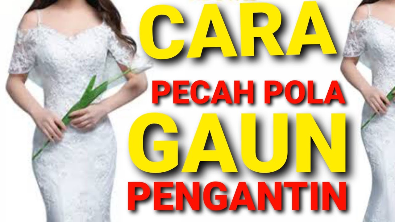 Detail Pola Gaun Pengantin Nomer 40