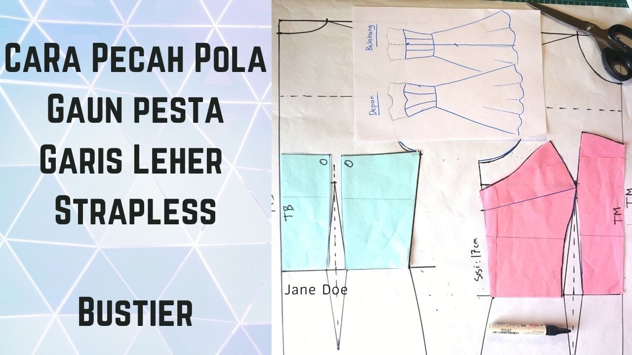 Detail Pola Gaun Pesta Nomer 28