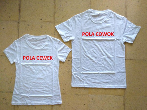 Detail Pola Kaos Polos Nomer 33