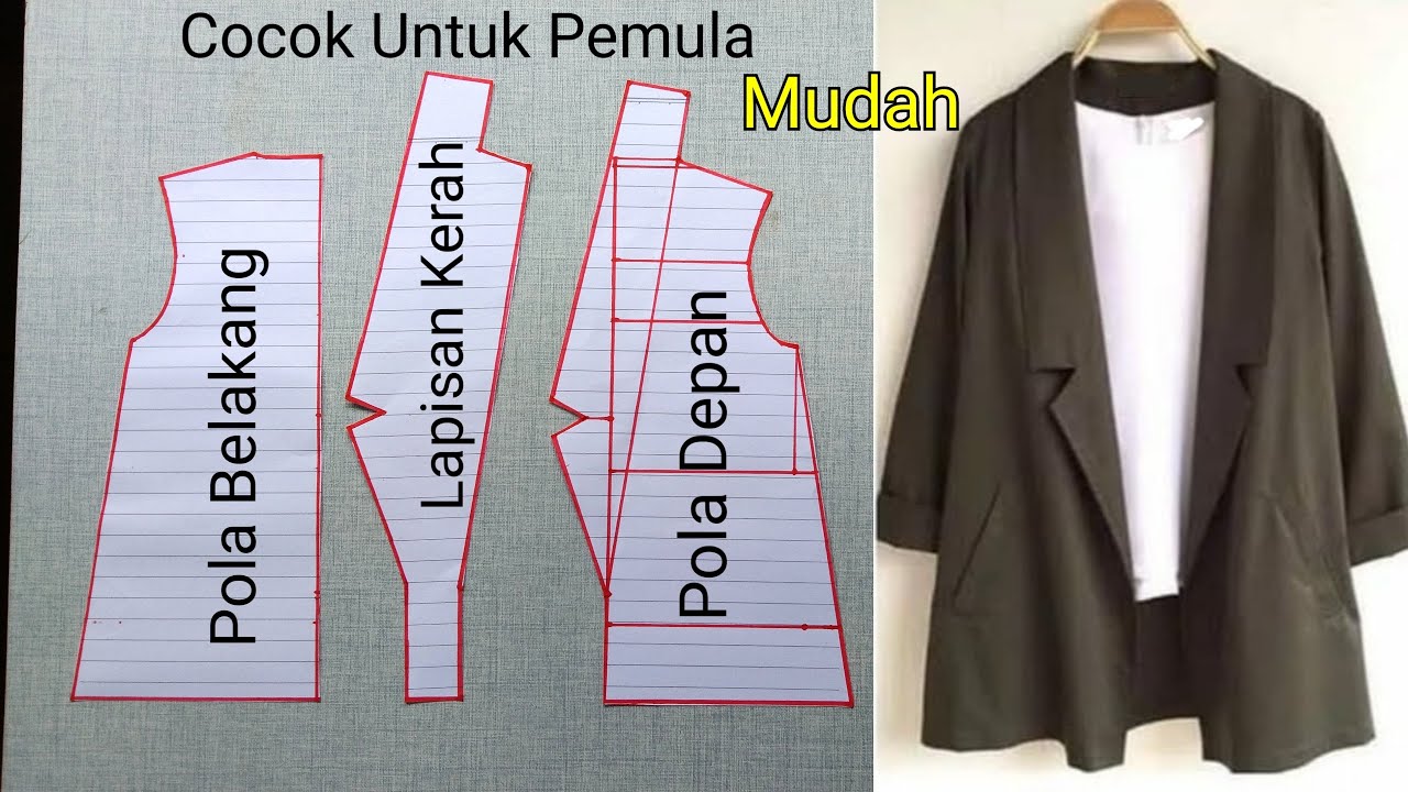 Pola Kerah Blazer - KibrisPDR