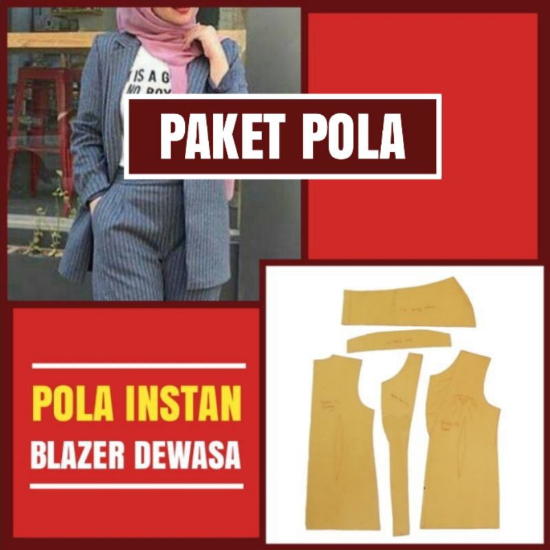 Detail Pola Kerah Blazer Nomer 27