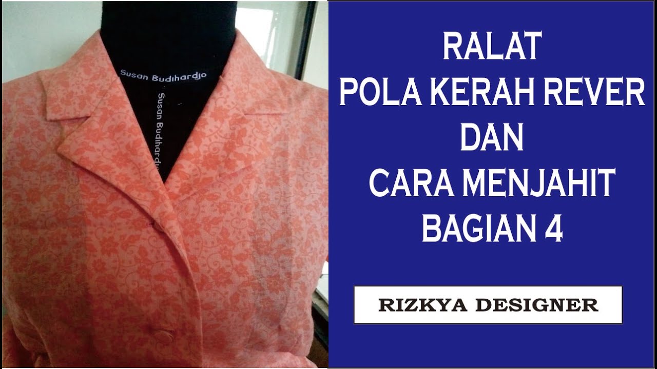 Detail Pola Kerah Blazer Nomer 45