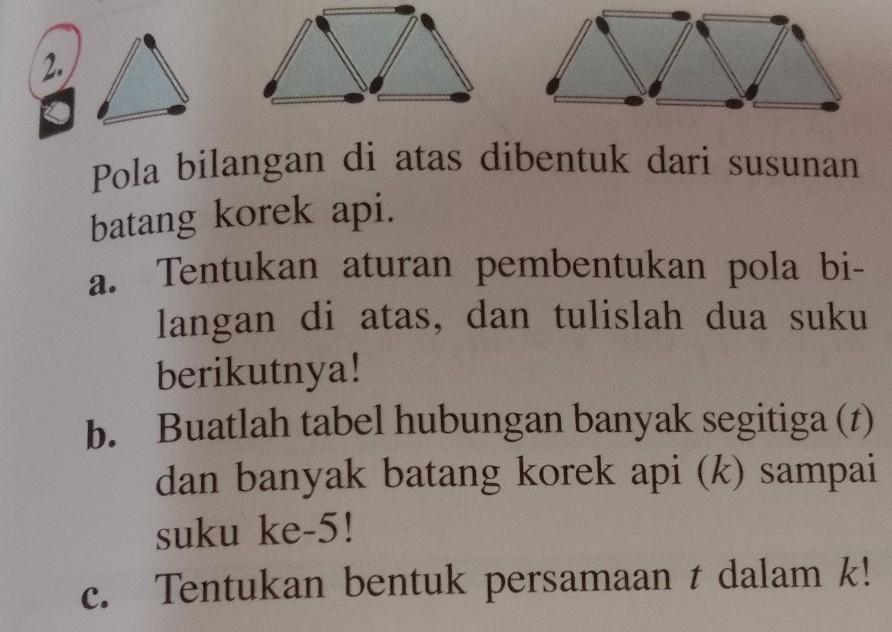 Detail Pola Korek Api Segitiga Nomer 29