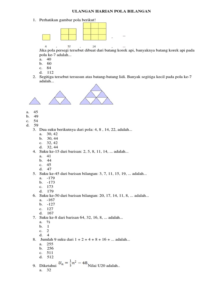 Detail Pola Korek Api Segitiga Nomer 45