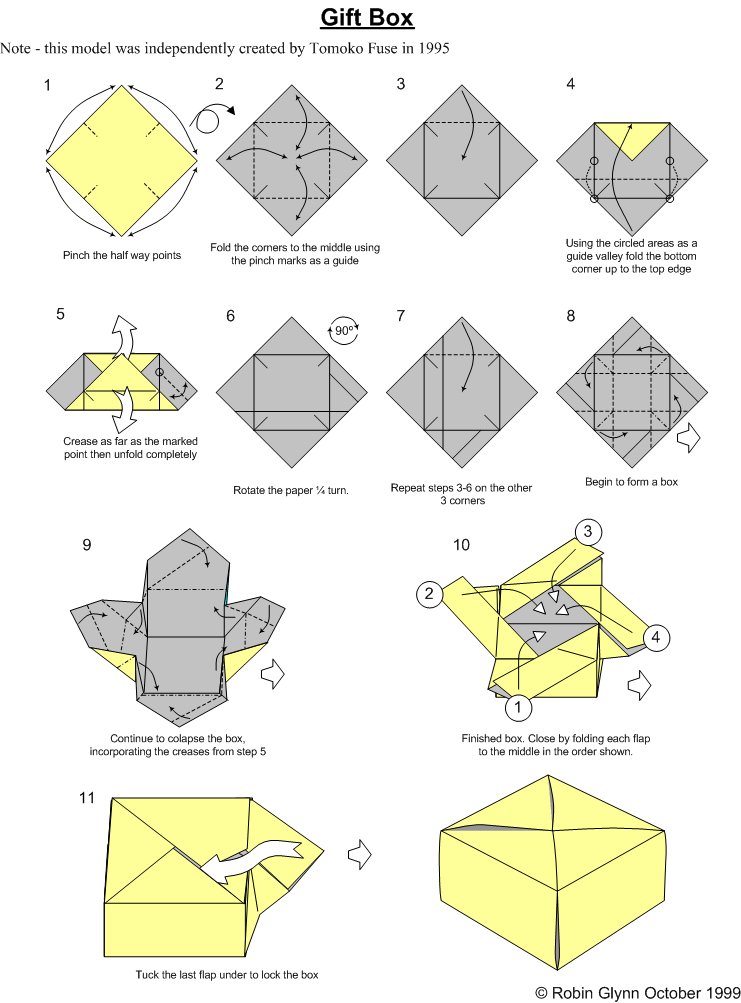 Detail Pola Kotak Kado Nomer 17