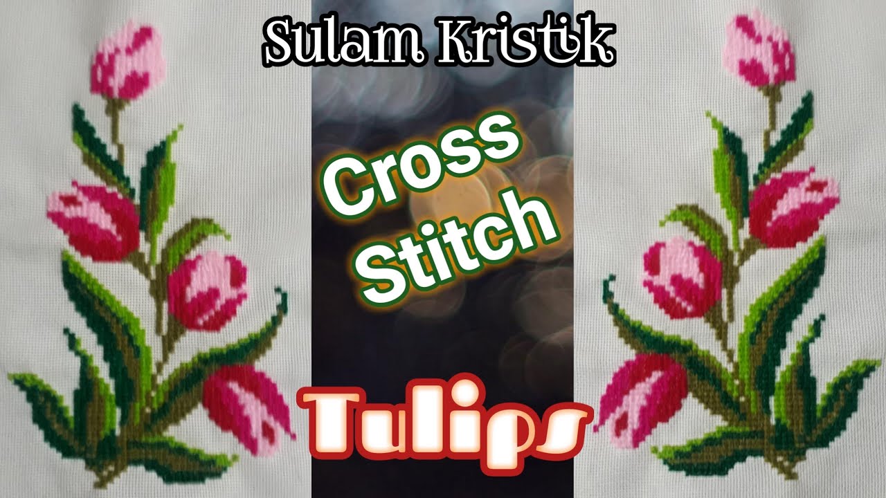 Detail Pola Kristik Bunga Tulip Nomer 38