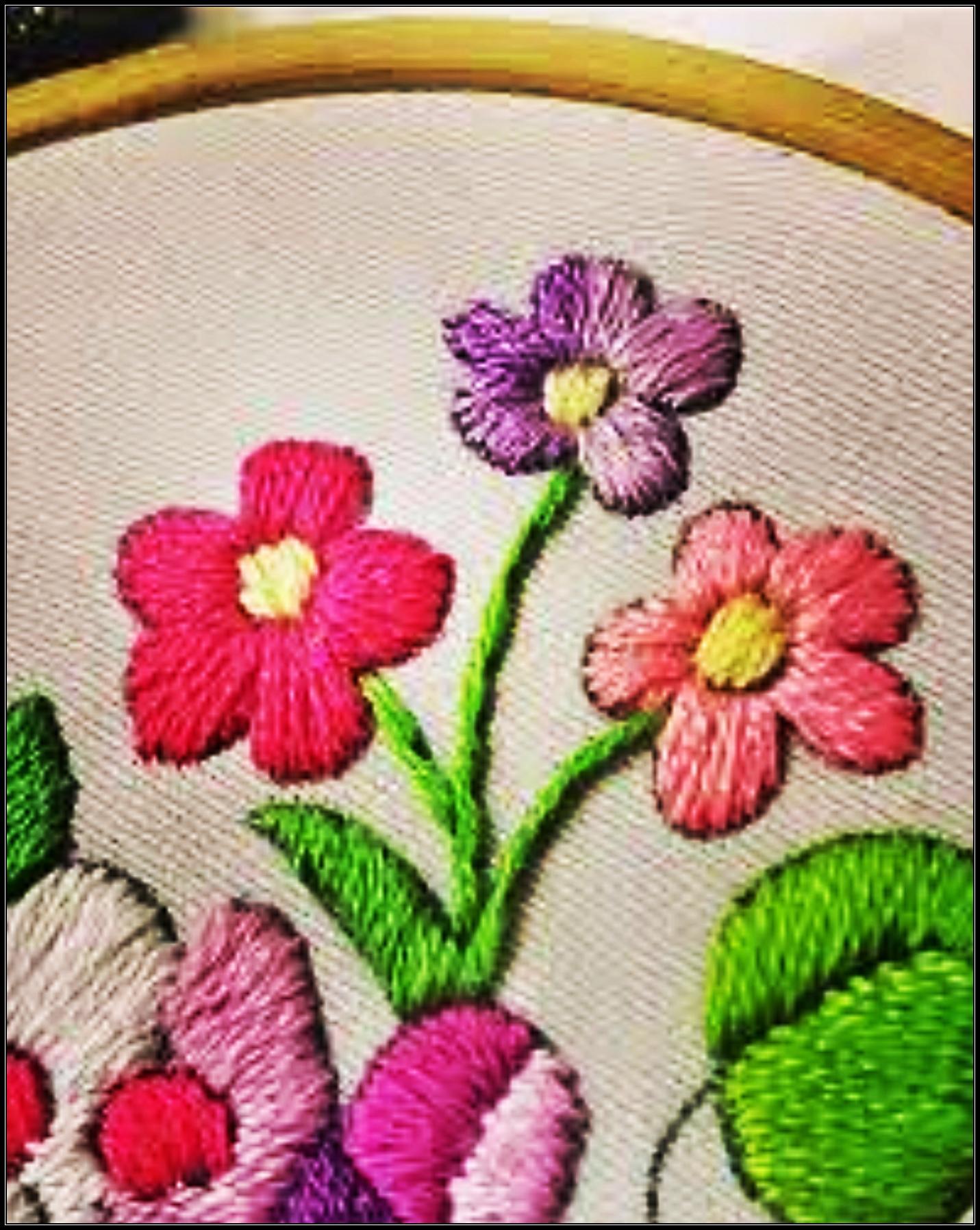 Detail Pola Menyulam Bunga Nomer 24