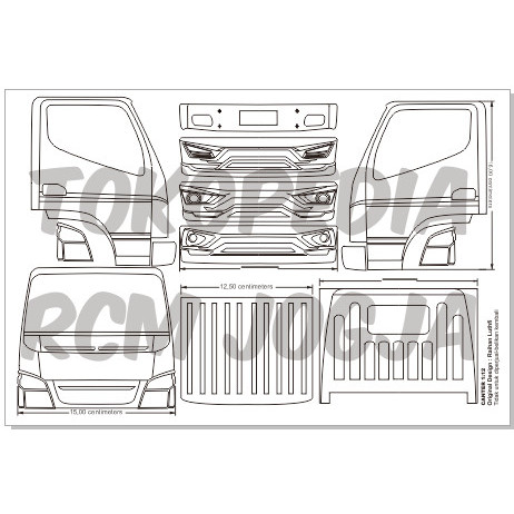 Detail Pola Miniatur Truk Umplung Nomer 12