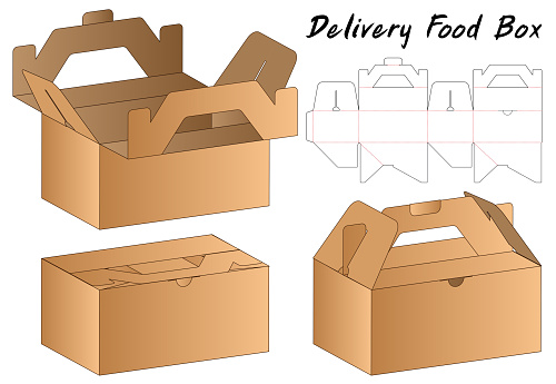 Detail Pola Packaging Design Box Food Nomer 41