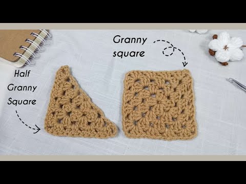 Detail Pola Rajut Granny Square Nomer 21