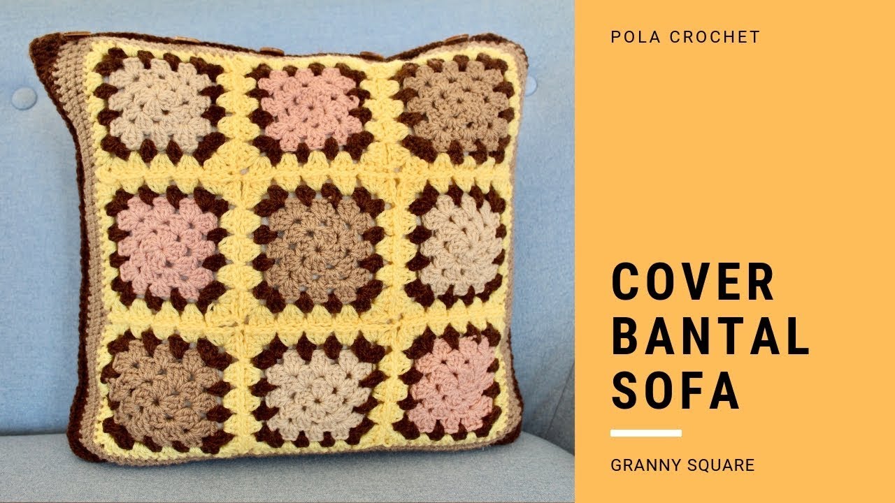 Detail Pola Rajut Granny Square Nomer 36