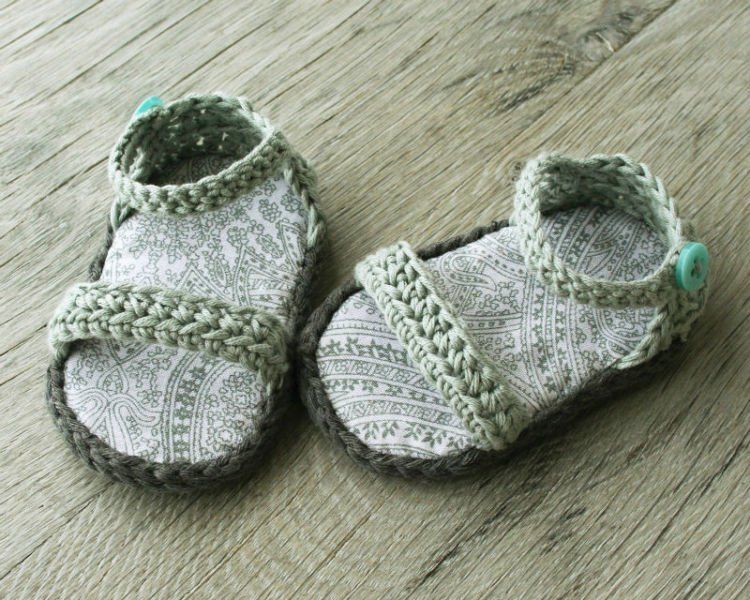 Detail Pola Rajut Sepatu Bayi Nomer 45